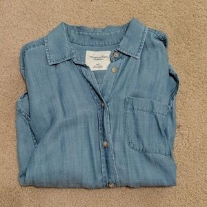 Button up denim shirt